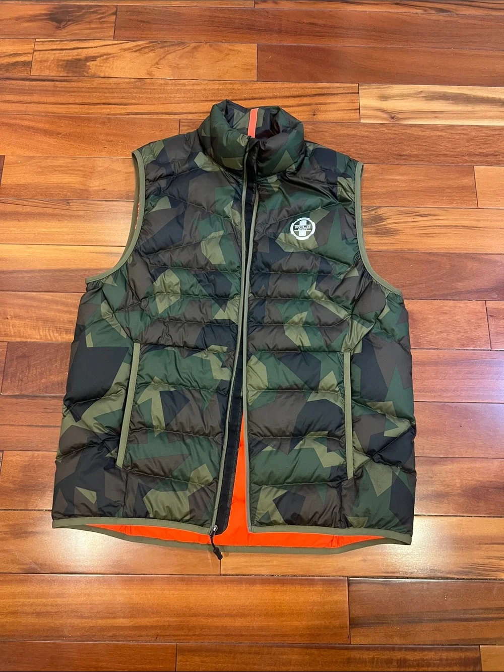 Polo by Ralph Lauren Lightweight Camouflage Quilted Packable Puffer Vest - Green